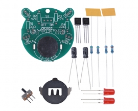 DIY Kit Automatic Flashing LED Lamp Self-excited Multivibrator Circuit Electronic Soldering Kits for Beginners